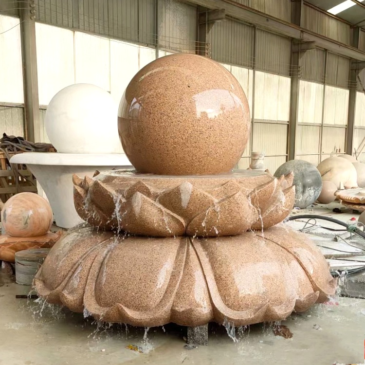 莲花底座风水球