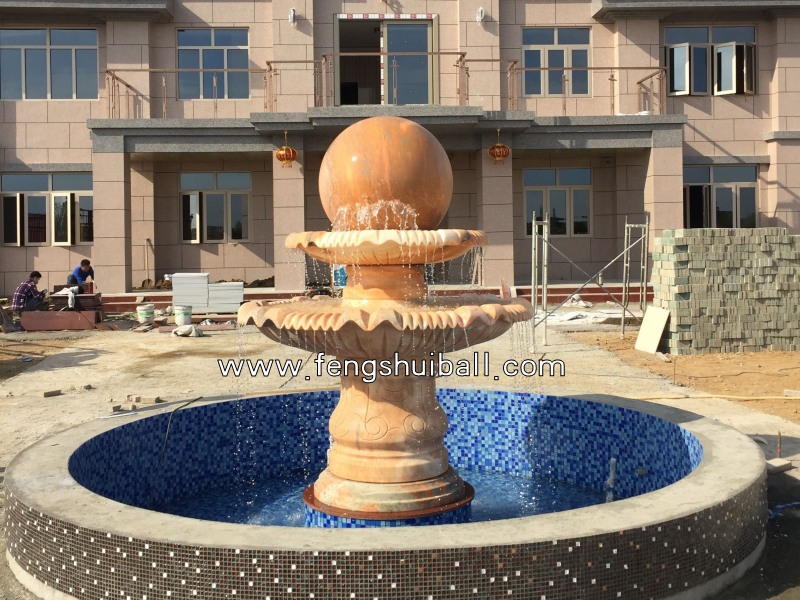 武汉市黄陂区别墅风水球